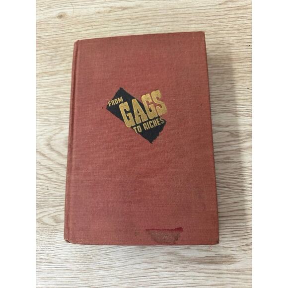 From Gags to Riches Vintage Hardback Book - Picture 1 of 5